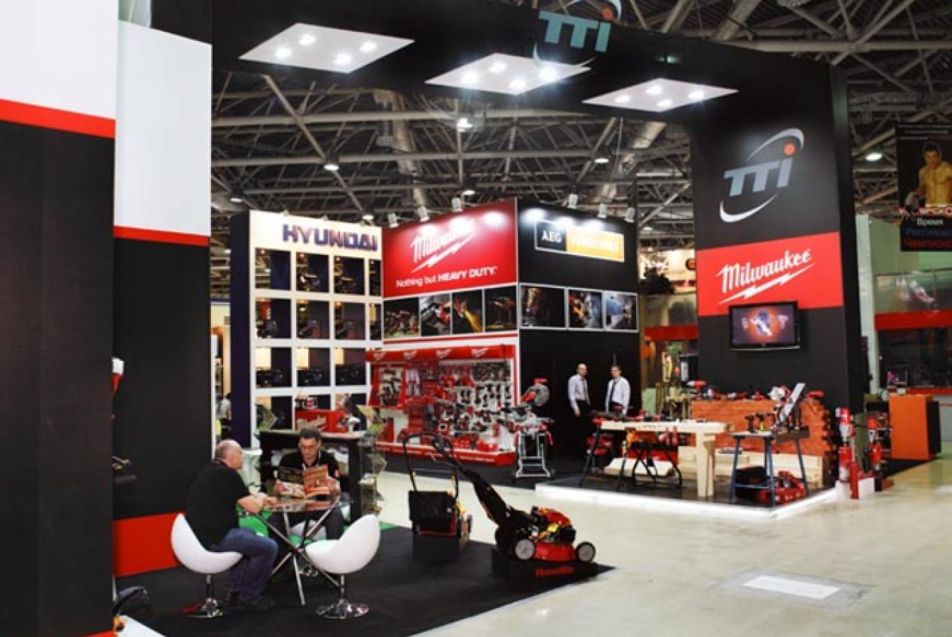 выставочный стенд, стенд для компании tti