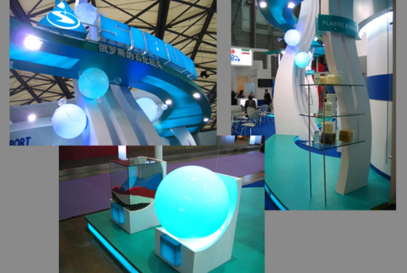 выставочный стенд, стенд для компании "сибур"