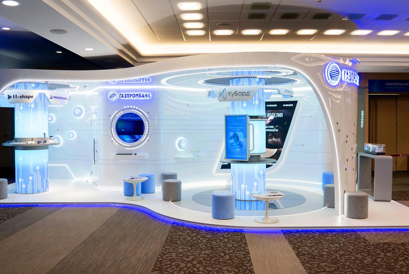 выставочный стенд, stand for gazprombank