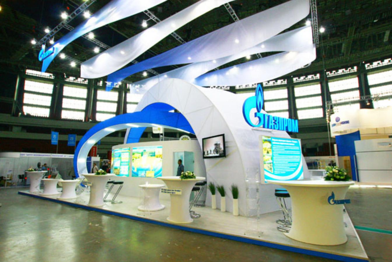 выставочный стенд, stand for gazprom