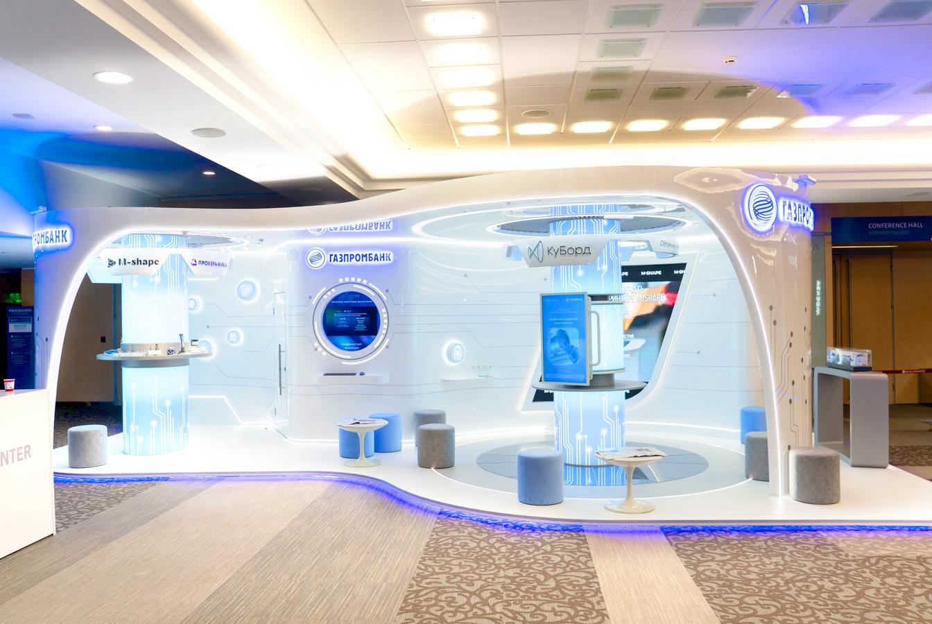 выставочный стенд, stand for gazprombank