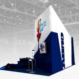 выставочный стенд, стенд для компании abro