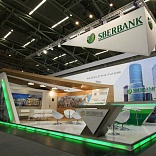 Stand for Sberbank 