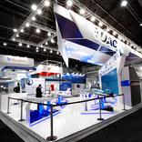 выставочный стенд, стенд для обьединенной авиастроительной корпорации (оак)