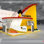 выставочный стенд, stand for rosneft 