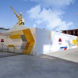 выставочный стенд, solemn reception of president of russia at zvezda shipbuilding plant