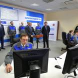 выставочный стенд, ceremony for an offshore gas receiving terminal and a floating storage and regasification unit (fsru) called marshal vasilevskiy by gazprom
