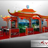 выставочный стенд, stand for china tourism departament