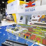 выставочный стенд, стенд для судостроительного комплекса "звезда"