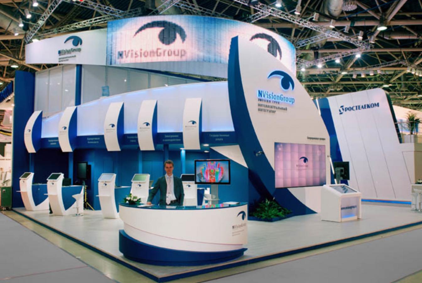 выставочный стенд, stand for nvision company