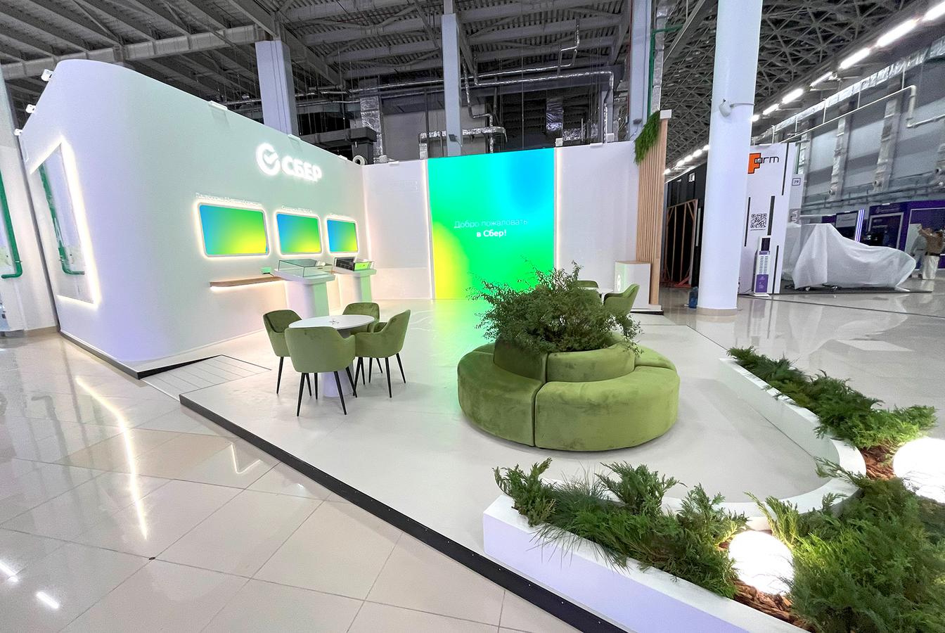 выставочный стенд, стенд для сбер