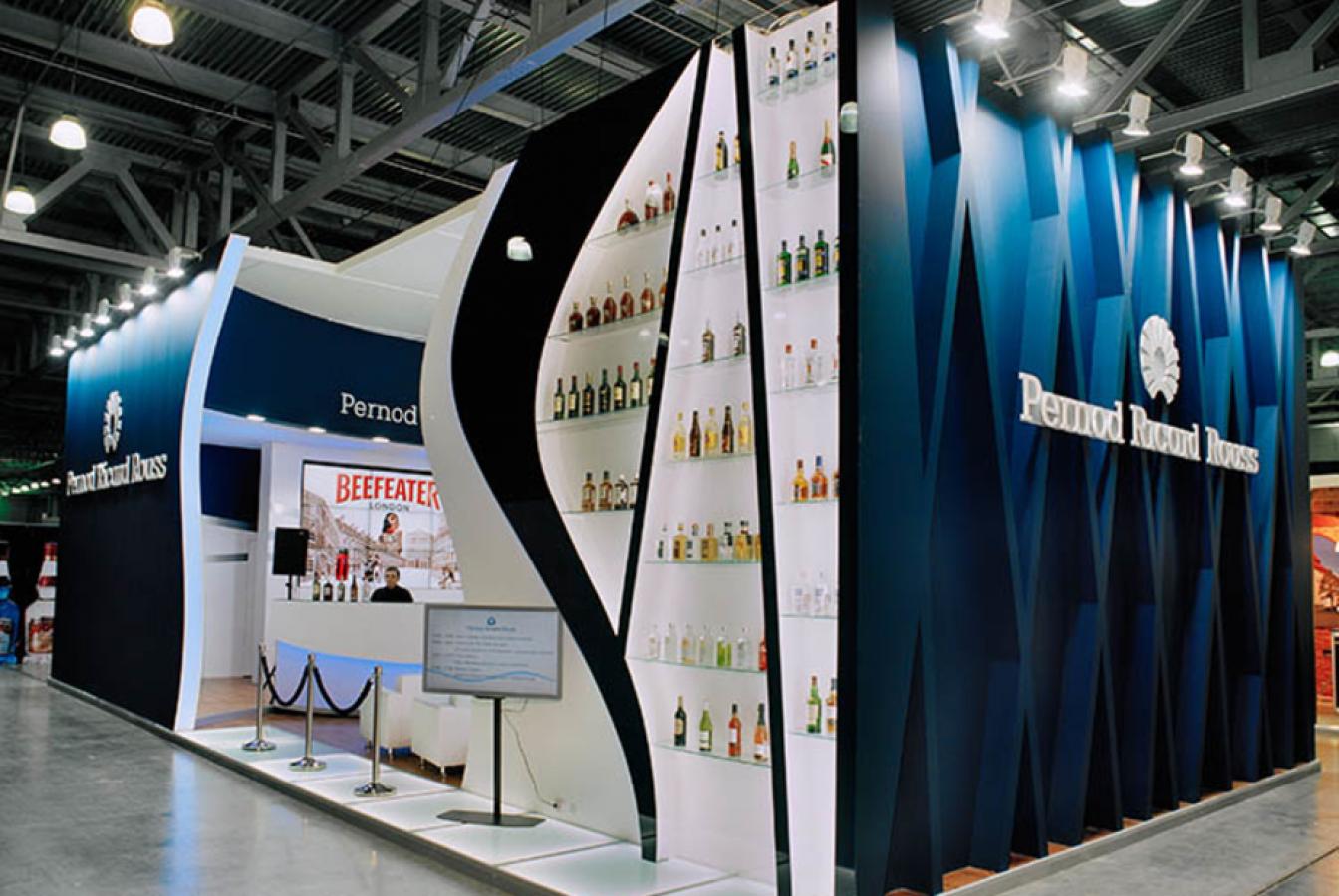 выставочный стенд, стенд для pernod ricard rousse