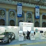 выставочный стенд, stand for glonass