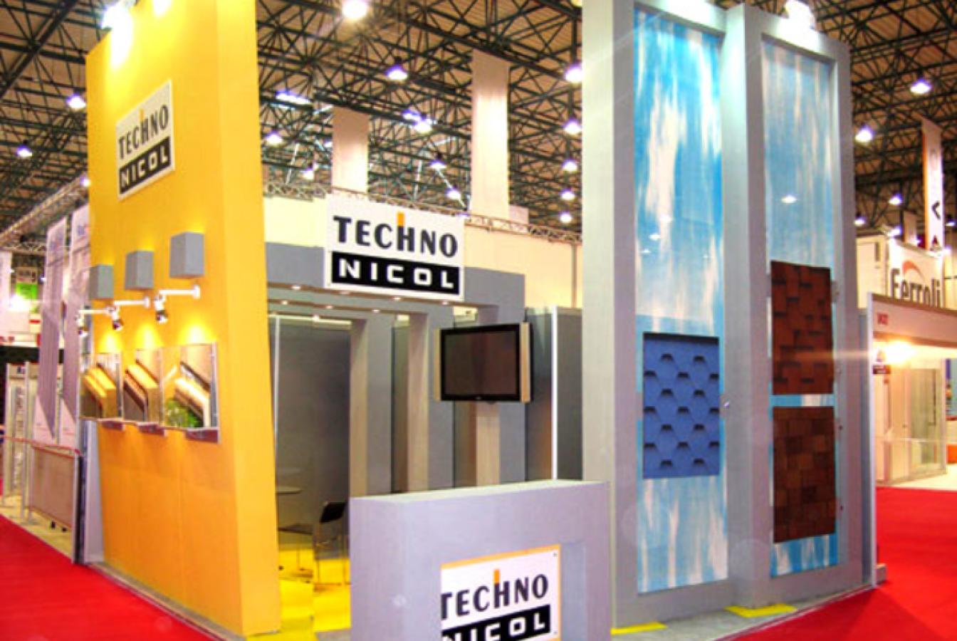 выставочный стенд, stand for technonicol company