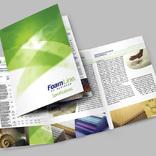 выставочный стенд, полиграфическая продукция для компании foamline