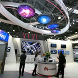выставочный стенд, стенд для компании huawei 