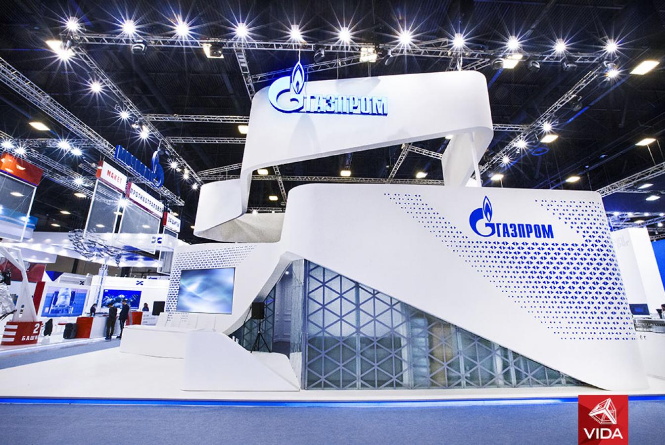 выставочный стенд, stand for gazprom
