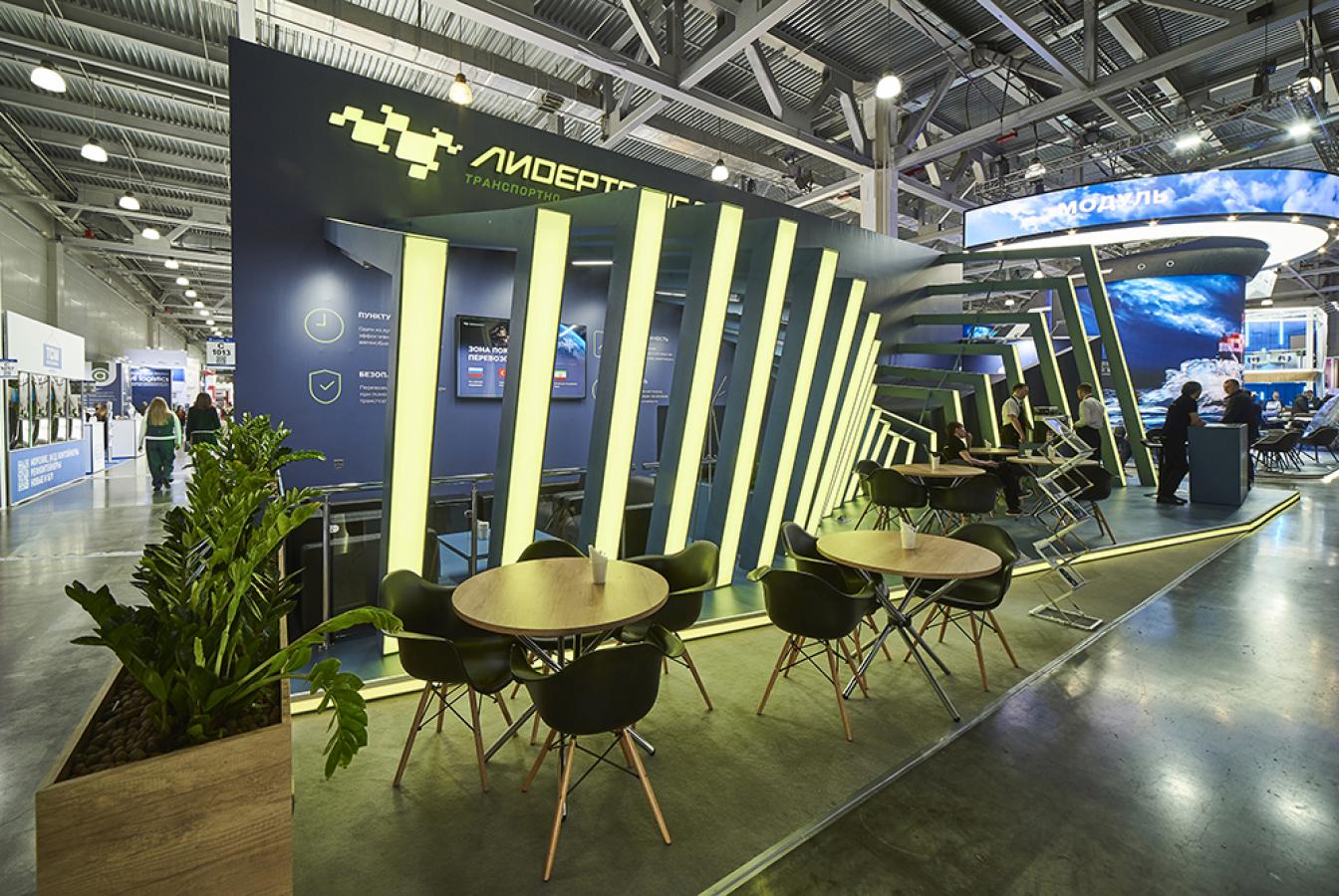 выставочный стенд, stand for lidertrans company