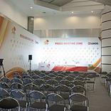 выставочный стенд, decoration of scene, congress zones and grand opening ceremony