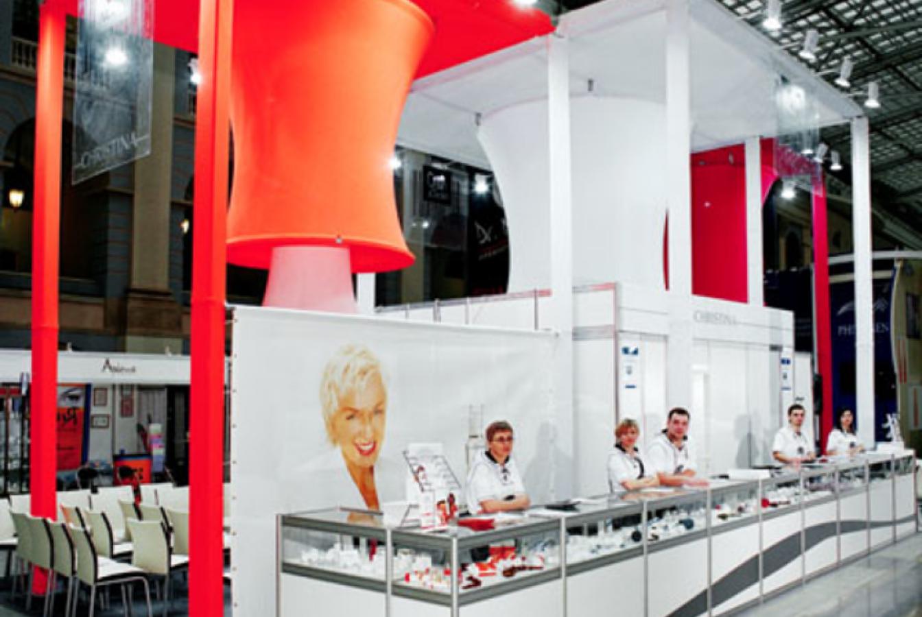 выставочный стенд, стенд для компании "кристина"