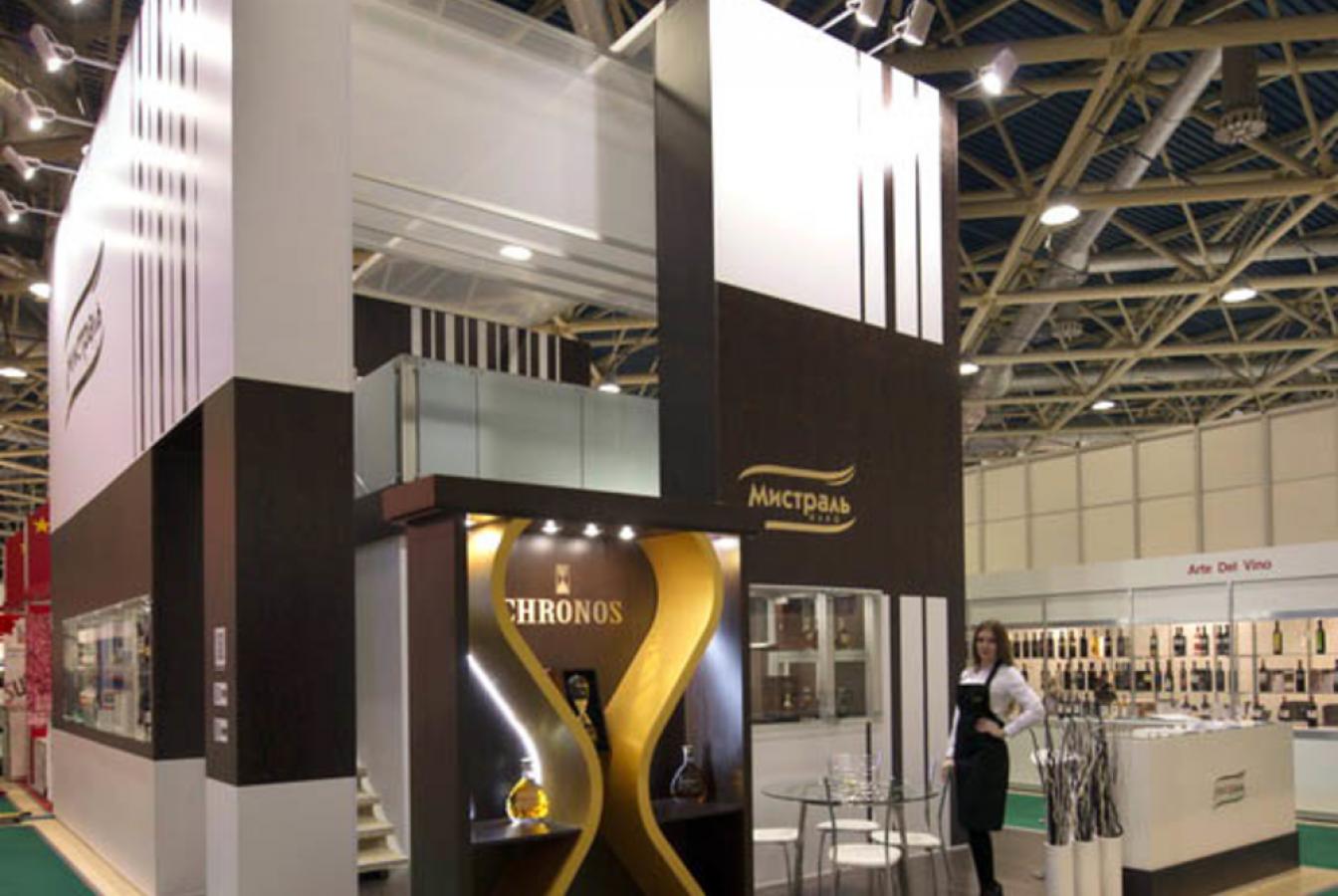 выставочный стенд, stand for mistral-alko company