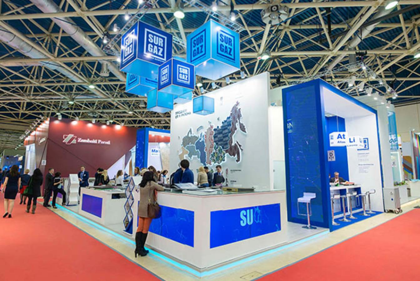 выставочный стенд, stand for surgaz company