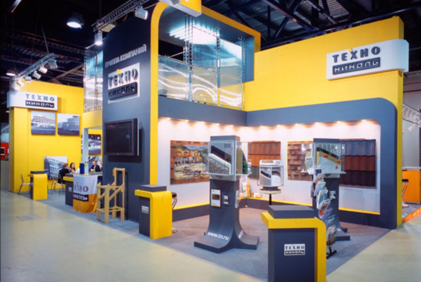 выставочный стенд, stand for technonicol company