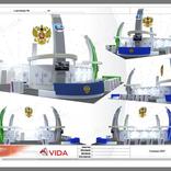 выставочный стенд, stand for national projects company