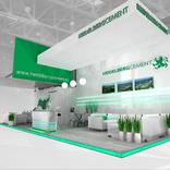 выставочный стенд, stand for heidelberg cement