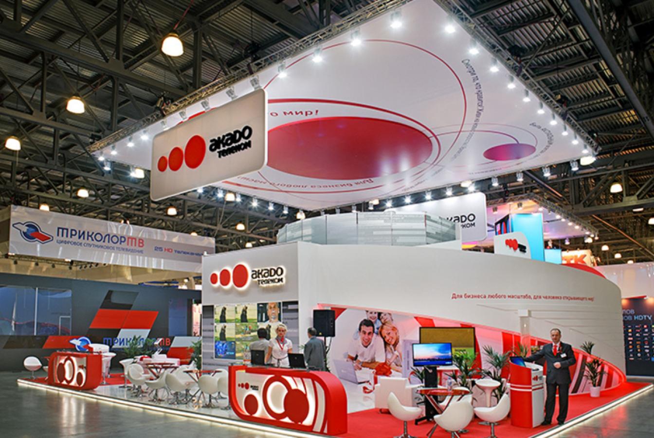 выставочный стенд, стенд для компании акадо