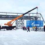 выставочный стенд, оформление торжественного пуска месторождения харасавей пао "газпром"