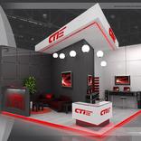выставочный стенд, stand for cti company