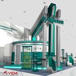 выставочный стенд, stand for sibur company