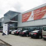 выставочный стенд, outdoor and transport setting up for 21st world petroleum congress