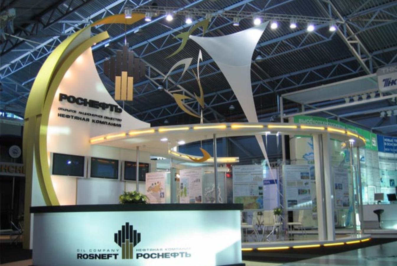 выставочный стенд, stand for rosneft
