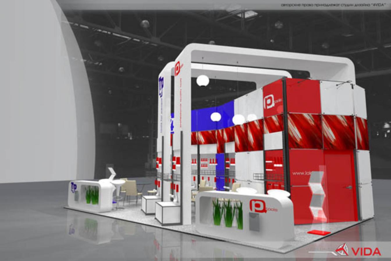 выставочный стенд, стенд для компании лакра
