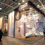 выставочный стенд, stand for palitra wallcovering factory