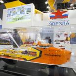 выставочный стенд, стенд для судостроительного комплекса "звезда"