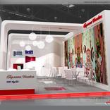 выставочный стенд, стенд для компании "гармония дизайна"