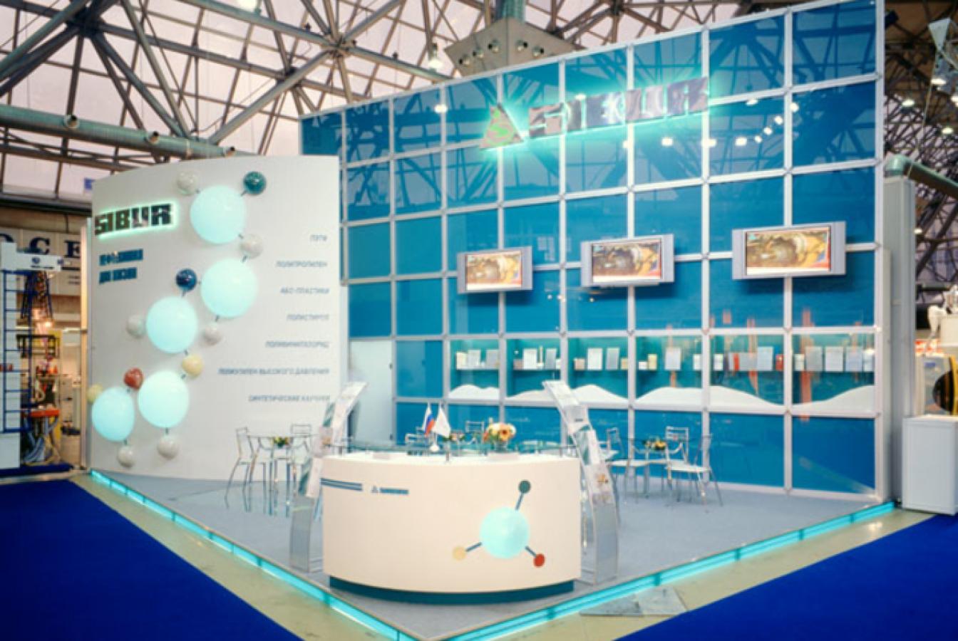 выставочный стенд, stand for sibur company
