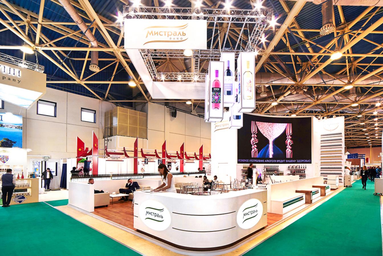 выставочный стенд, стенд для мистраль алко 