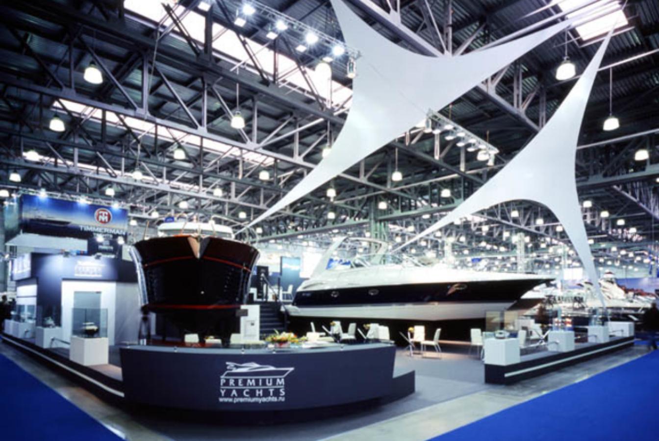 выставочный стенд, стенд для premium yahts