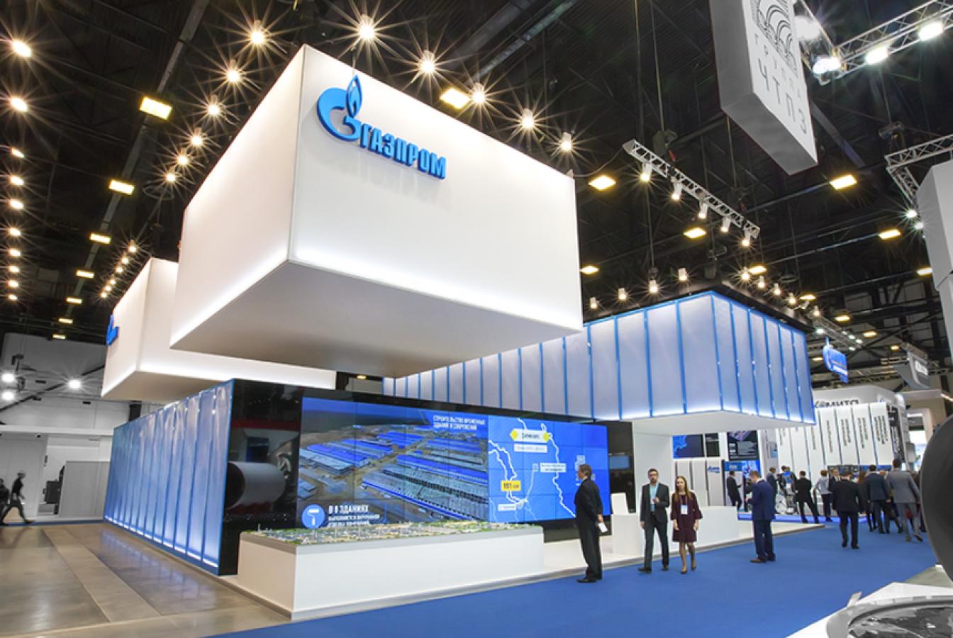 выставочный стенд, stand for gazprom