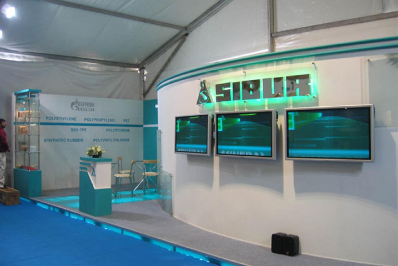 выставочный стенд, stand for sibur company