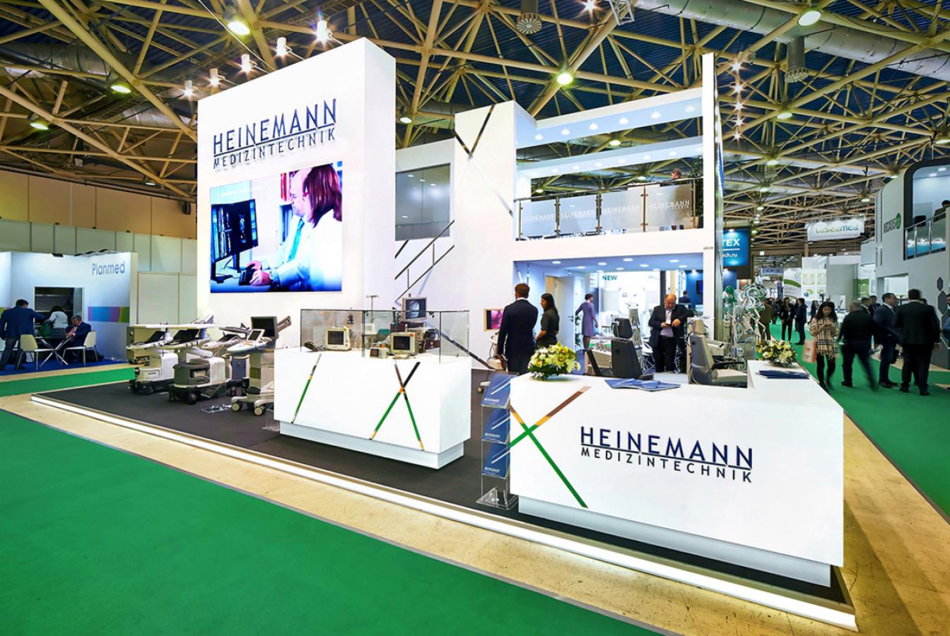 выставочный стенд, стенд для heinemann medizintechnik