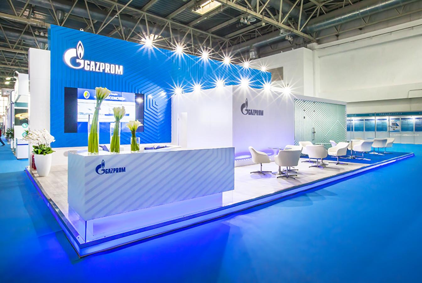 выставочный стенд, stand for gazprom