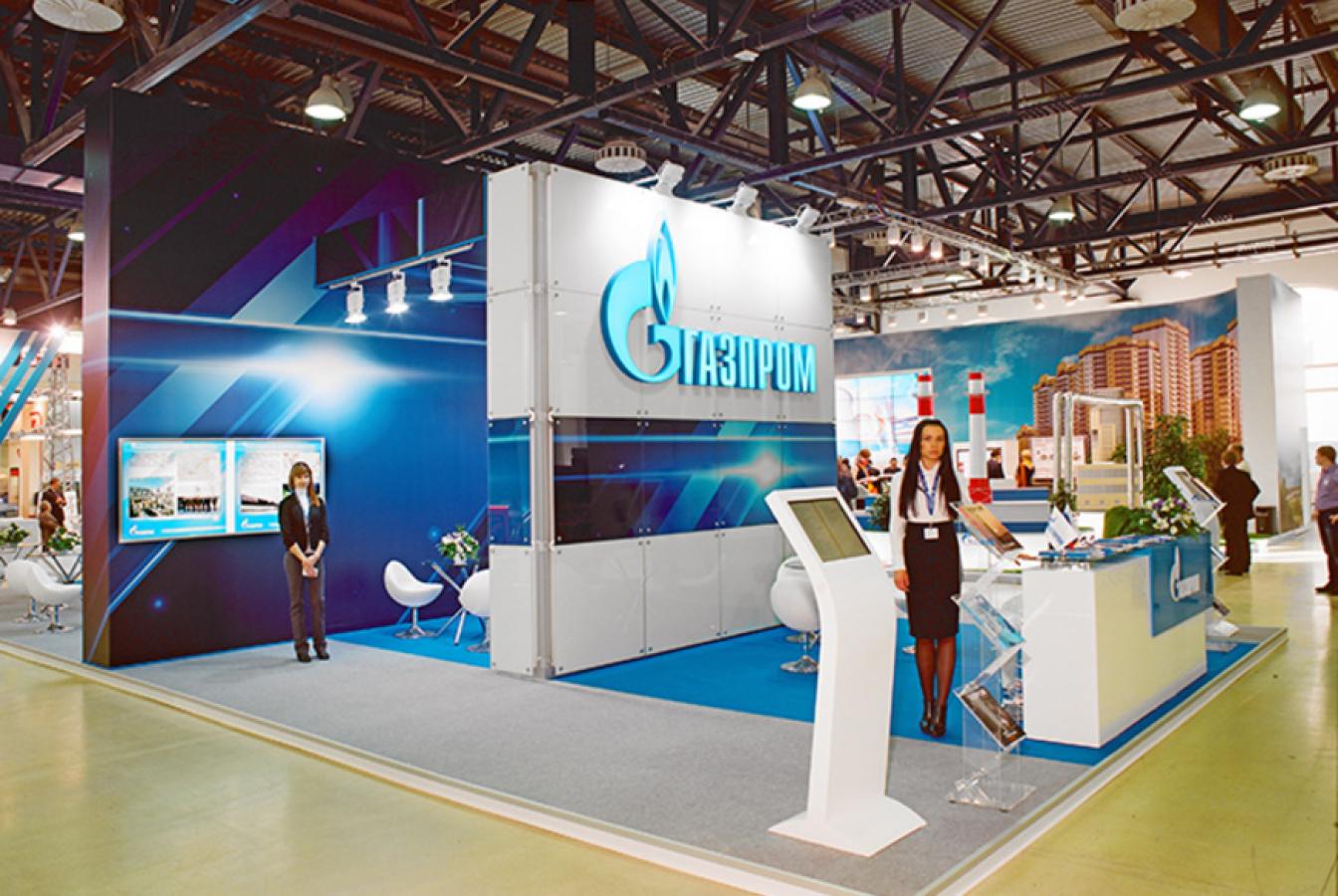 выставочный стенд, stand for gazprom