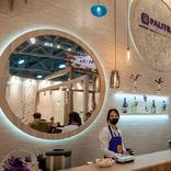 выставочный стенд, stand for palitra wallcovering factory