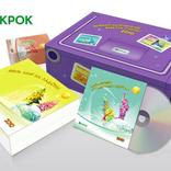 выставочный стенд, комплект новогодней полиграфии для компании "крок"