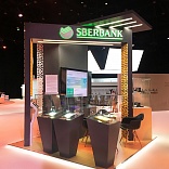 Stand for Sberbank of Russia